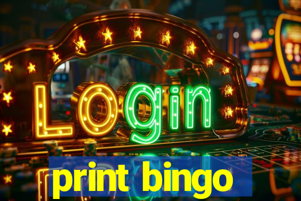 print bingo